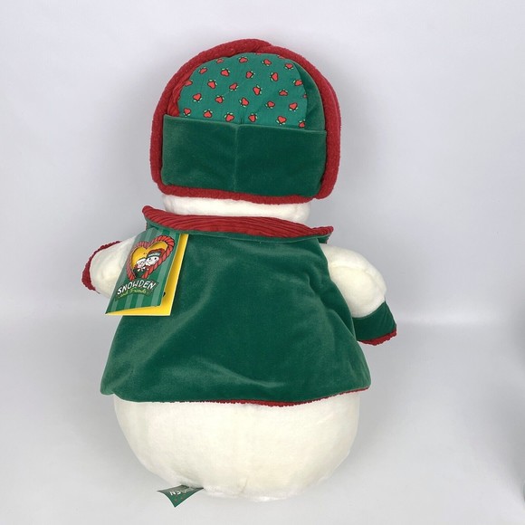 VTG NOS 1998 Snowden Plush Snowman Christmas 24” Commonwealth Target w/ Tags - Picture 6 of 15
